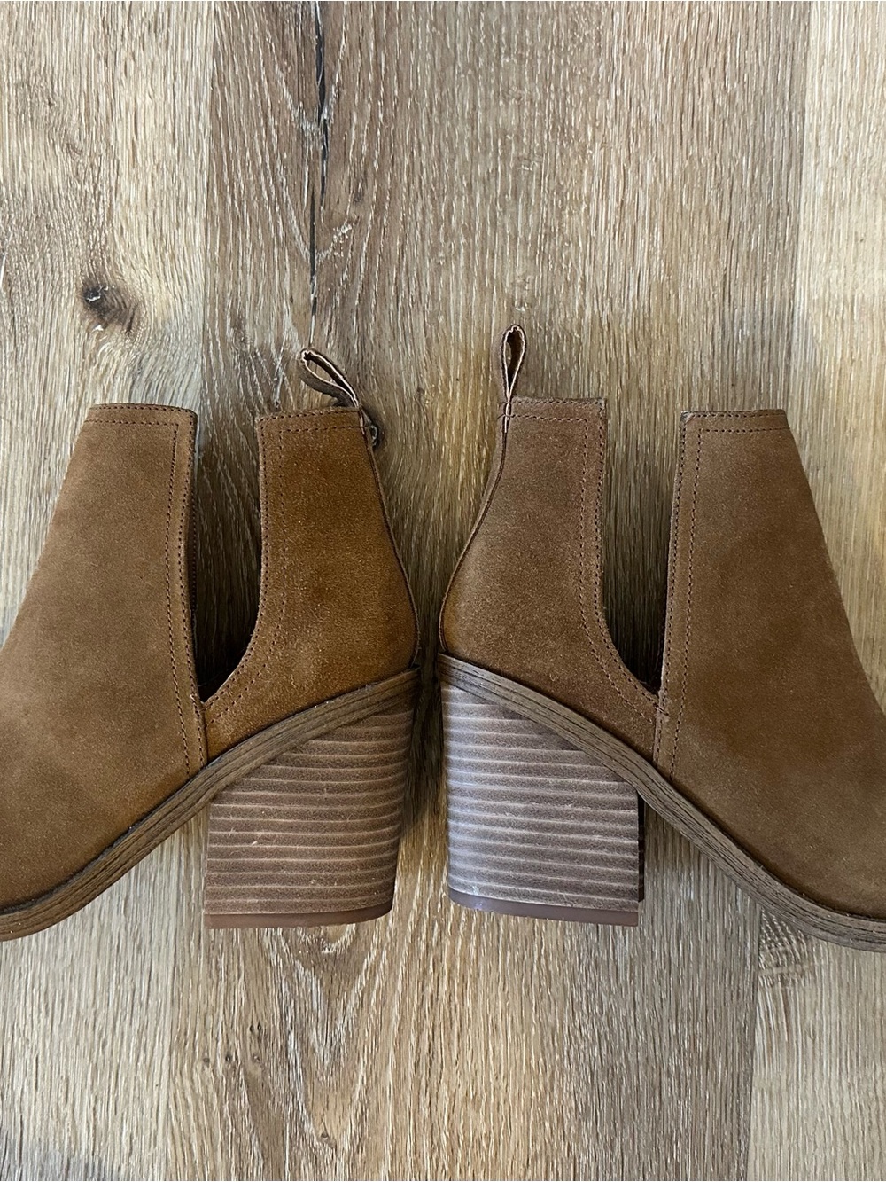 Steve Madden Suede Chelsea Ankle Booties - Cognac Brown
